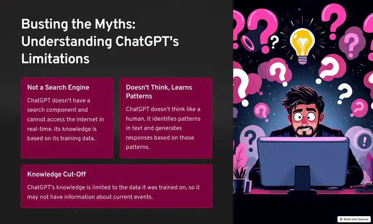 What ChatGPT Doesn't Do: Busting the Myths